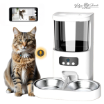 Hranitor automat inteligent cu wireless, camera video si vedere nocturna