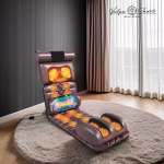 Saltea de Masaj Shiatsu 9 Programe, Încălzire, Vibrații & Masaj pentru Gât, Spate și Picioare – Piele Premium, Telecomandă | ValpaSmart - imagine 2