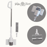 Aspirator Geamuri Wireless 3-in-1 – Curățare Fără Urme, Cap Flexibil 180°, Mâner Telescopic 133 cm, Ideal pentru Geamuri, Oglinzi, Pardoseli si Tavane| ValpaSmart - imagine 2