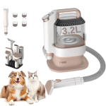 Mașină de Tuns și Perie de Îngrijire cu Aspirator 5în1 pentru Animale și Textile | ValpaSmart