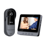 Videointerfon HD 4.2" cu Cameră 170° și IP65 – Securitate și Control Acces | ValpaSmart