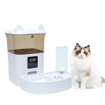 Hranitor și Adăpător Automat pentru Animale – Programabil, Cu Încărcare Duală, 4L (Hrană) + 1.5L (Apă)