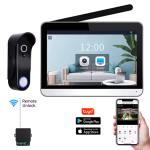 Videointerfon Inteligent Wi-Fi cu Cameră 160°, Control de pe Telefon și Deschidere Poartă – Model Premium IP55