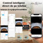 Hranitor automat inteligent cu wireless, cameră video HD și alimentare duală - imagine 9