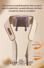 Centură de masaj wireless – Relaxare profundă, oriunde și oricând! - imagine 2