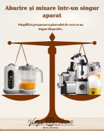 Aparat Preparare Mâncare Bebeluși 8-în-1 – Gătire & Mixare Automată - imagine 3