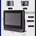 Videointerfon HD 4.2" cu Cameră 170° și IP65 – Securitate și Control Acces | ValpaSmart - imagine 4