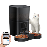 Hranitor automat inteligent cu wireless, cameră video HD și alimentare duală