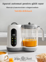 Aparat Preparare Mâncare Bebeluși 8-în-1 – Gătire & Mixare Automată - imagine 6