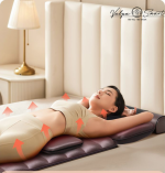 Saltea de Masaj Shiatsu 9 Programe, Încălzire, Vibrații & Masaj pentru Gât, Spate și Picioare – Piele Premium, Telecomandă | ValpaSmart - imagine 3