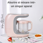 Aparat 8‑în‑1 pentru preparat mâncare bebeluși – aburire, blendare, sterilizare, auto‑curățare | ValpaSmart - imagine 4