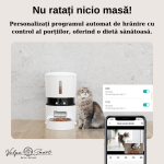 Hranitor Automat Wireless cu Cameră Dublă pentru Animăluțe (Câini și Pisici) - imagine 2