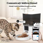 Hrănitor Automat Inteligent pentru Câini și Pisici cu Cameră Video, Wi-Fi, 6L – ValpaSmart - imagine 3