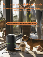 Hranitor automat inteligent cu wireless, cameră video HD și alimentare duală - imagine 3