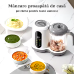 Aparat Preparare Mâncare Bebeluși 8-în-1 – Gătire & Mixare Automată - imagine 7