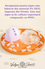 Pompa de San Electrică Wireless ValpaSmart – Extragere Naturală, Control prin Aplicație, 33 Niveluri de Intensitate, Baterie 1200mAh și Funcționare Silențioasă (copie) - imagine 5