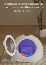 Uscător Inteligent pentru Pisici și Câini Mici, Silențios, cu Ventilație și Ioni Negativi – ValpaSmart - imagine 3