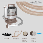 Mașină de Tuns și Perie de Îngrijire cu Aspirator 5în1 pentru Animale și Textile | ValpaSmart - imagine 4