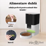 Hrănitor Automat Inteligent pentru Câini și Pisici cu Cameră Video, Wi-Fi, 6L – ValpaSmart - imagine 4