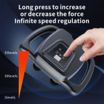 Aparat de Masaj Portabil Profesional cu 8 Bile și 99 Niveluri de Intensitate Ecran LCD - imagine 4