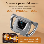 Aparat de Masaj Portabil Profesional cu 8 Bile și 99 Niveluri de Intensitate Ecran LCD - imagine 5