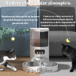 Hranitor automat inteligent cu wireless, camera video si vedere nocturna - imagine 3