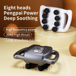 Aparat de Masaj Portabil Profesional cu 8 Bile și 99 Niveluri de Intensitate Ecran LCD - imagine 6