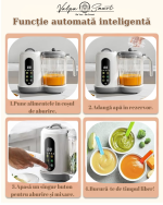 Aparat Preparare Mâncare Bebeluși 8-în-1 – Gătire & Mixare Automată - imagine 10