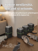 Hranitor automat inteligent cu wireless, cameră video HD și alimentare duală - imagine 7