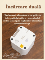 Hranitor și Adăpător Automat pentru Animale – Programabil, Cu Încărcare Duală, 4L (Hrană) + 1.5L (Apă) - imagine 8