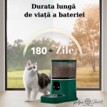 Hranitor Automat Wireless cu Cameră Dublă pentru Animăluțe (Câini și Pisici) - imagine 7