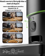 Hranitor automat inteligent cu wireless, cameră video HD și alimentare duală - imagine 8