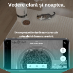 Hranitor Automat Wireless cu Cameră Dublă pentru Animăluțe (Câini și Pisici) - imagine 14