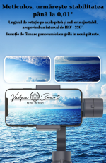 Stabilizator Gimbal 3 Axe Profesional pentru Smartphone – Filmări Fluide, Moduri Cinematografice, Autonomie 10h, Control prin Aplicație | ValpaSmart - imagine 5