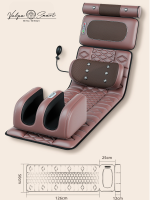 Saltea de Masaj Shiatsu 9 Programe, Încălzire, Vibrații & Masaj pentru Gât, Spate și Picioare – Piele Premium, Telecomandă | ValpaSmart - imagine 6