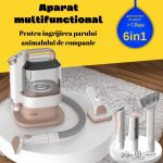 Mașină de Tuns și Perie de Îngrijire cu Aspirator 5în1 pentru Animale și Textile | ValpaSmart - imagine 6