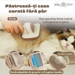 Mașină de Tuns și Perie de Îngrijire cu Aspirator 5în1 pentru Animale și Textile | ValpaSmart - imagine 14