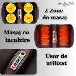 Saltea de Masaj Shiatsu 9 Programe, Încălzire, Vibrații & Masaj pentru Gât, Spate și Picioare – Piele Premium, Telecomandă | ValpaSmart - imagine 15