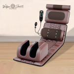 Saltea de Masaj Shiatsu 9 Programe, Încălzire, Vibrații & Masaj pentru Gât, Spate și Picioare – Piele Premium, Telecomandă | ValpaSmart - imagine 11