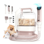 Mașină de Tuns și Perie de Îngrijire cu Aspirator 5în1 pentru Animale și Textile | ValpaSmart