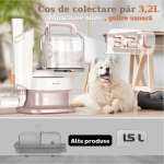 Mașină de Tuns și Perie de Îngrijire cu Aspirator 5în1 pentru Animale și Textile | ValpaSmart - imagine 3