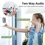 Vizor Electronic Smart cu WiFi 2.4G, Cameră HD 3MP, Ecran 4.3", Senzor PIR, Vedere pe Timp de Noapte, Audio Bidirecțional, Control Tuya, Înregistrare Foto/Video ValpaSmart - imagine 5