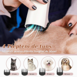 Mașină de Tuns și Perie de Îngrijire cu Aspirator 5în1 pentru Animale și Textile | ValpaSmart - imagine 5