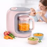 Aparat 8‑în‑1 pentru preparat mâncare bebeluși – aburire, blendare, sterilizare, auto‑curățare | ValpaSmart