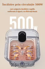 Aparat Hidromasaj Pliabil Pentru Picioare, Valpa Smart, Incalzire Automata, Bule de Aer, Lumina UV Pentru Sterilizare, 500W, Relaxeaza si Stimuleaza Circulatia Periferica a Talpilor - imagine 4