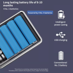 Yală Inteligentă de Exterior, Impermeabilă, cu Amprentă, Cod, Card, Cheie și Control din Aplicație, Autonomie 8–10 Luni, Instalare Fără Cabluri - imagine 6