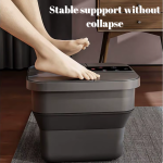 Găleată de Hidromasaj pentru Picioare cu Temperatură Constantă 38–48°C, Masaj Electric 3D Tai Chi, Bile Rotative, Telecomandă, Ecran Tactil LCD, Pliabilă - imagine 5