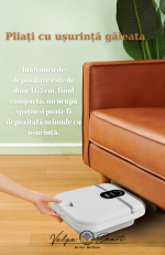 Aparat Hidromasaj Pliabil Pentru Picioare, Valpa Smart, Incalzire Automata, Bule de Aer, Lumina UV Pentru Sterilizare, 500W, Relaxeaza si Stimuleaza Circulatia Periferica a Talpilor - imagine 8