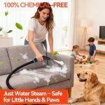 Aparat de curatat cu aburi, Valpa Smart, Rezervor 1250ml, Putere 1500W, Presiune 4Bar, Temperatura abur 105° - imagine 2