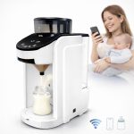 Espressor Lapte Praf pentru Bebelusi si Copii, Valpa Smart, Aplicatie Mobila, wi-fi, Setare personalizata a portiei, Temperatura Reglabila, Apa Calda, Autocuratare, Functionare Silentioasa,1,8 L, Alb